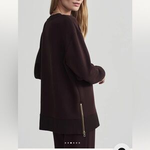 NEW with tags Varley Gabriella sweatshirt  brown size small